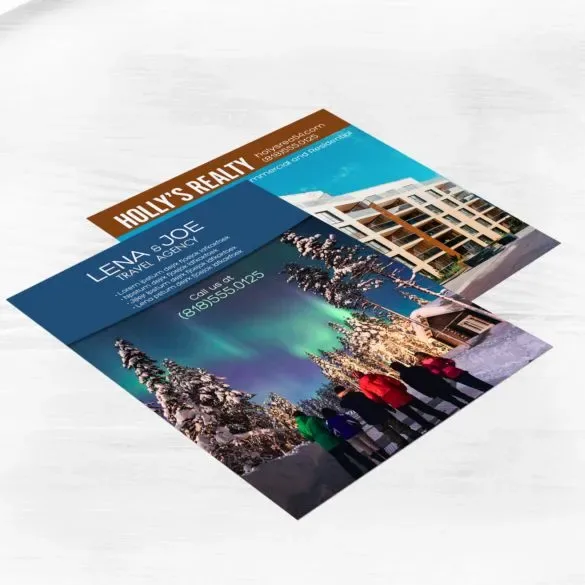 Flat Flyers & Brochures