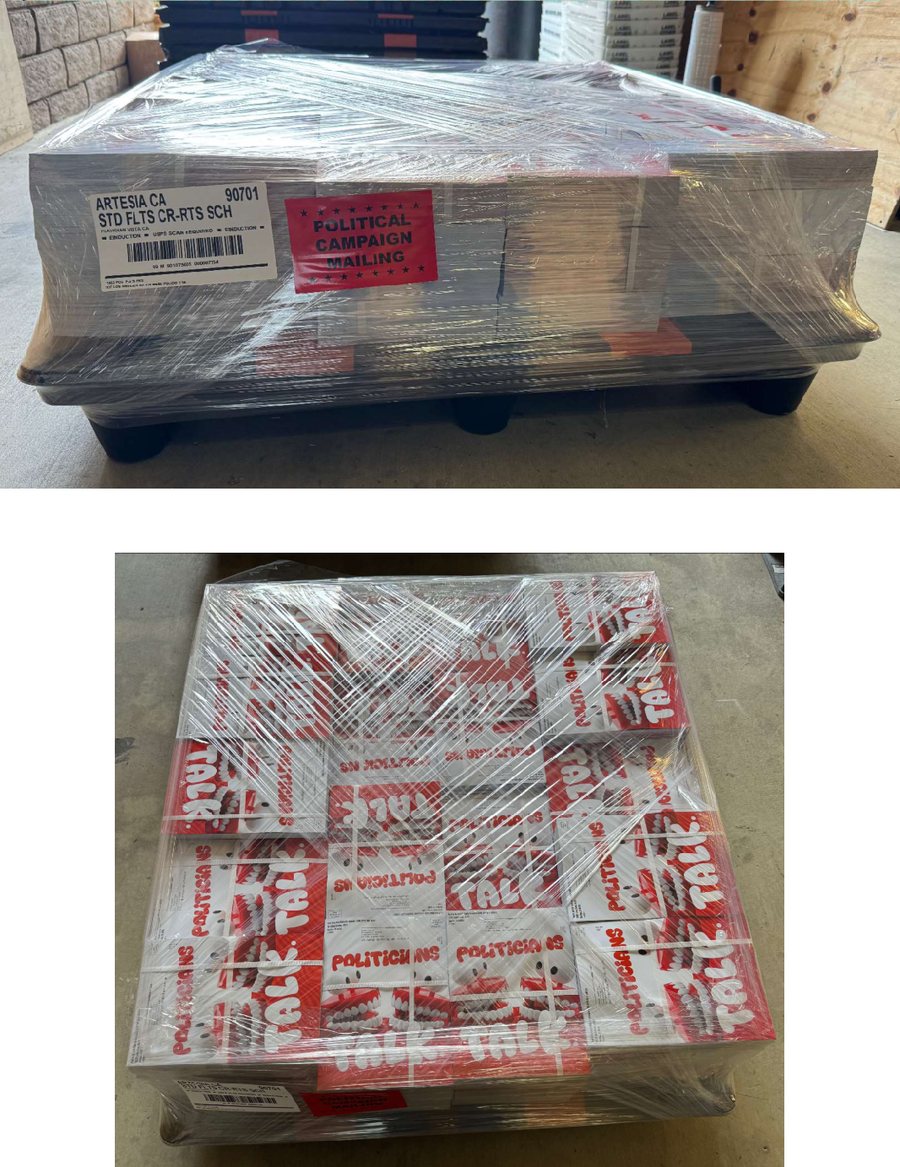 Pallet inspection before USPS induction